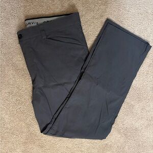 Orvis Men's Charcoal Grey Tech Nylon Hiking Pants Size 40x32
